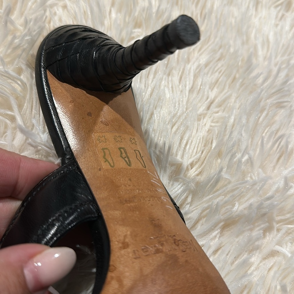 YSL BLACK LEATHER SANDALS- MAKE AN OFFER 🖤 - Picture 6 of 11